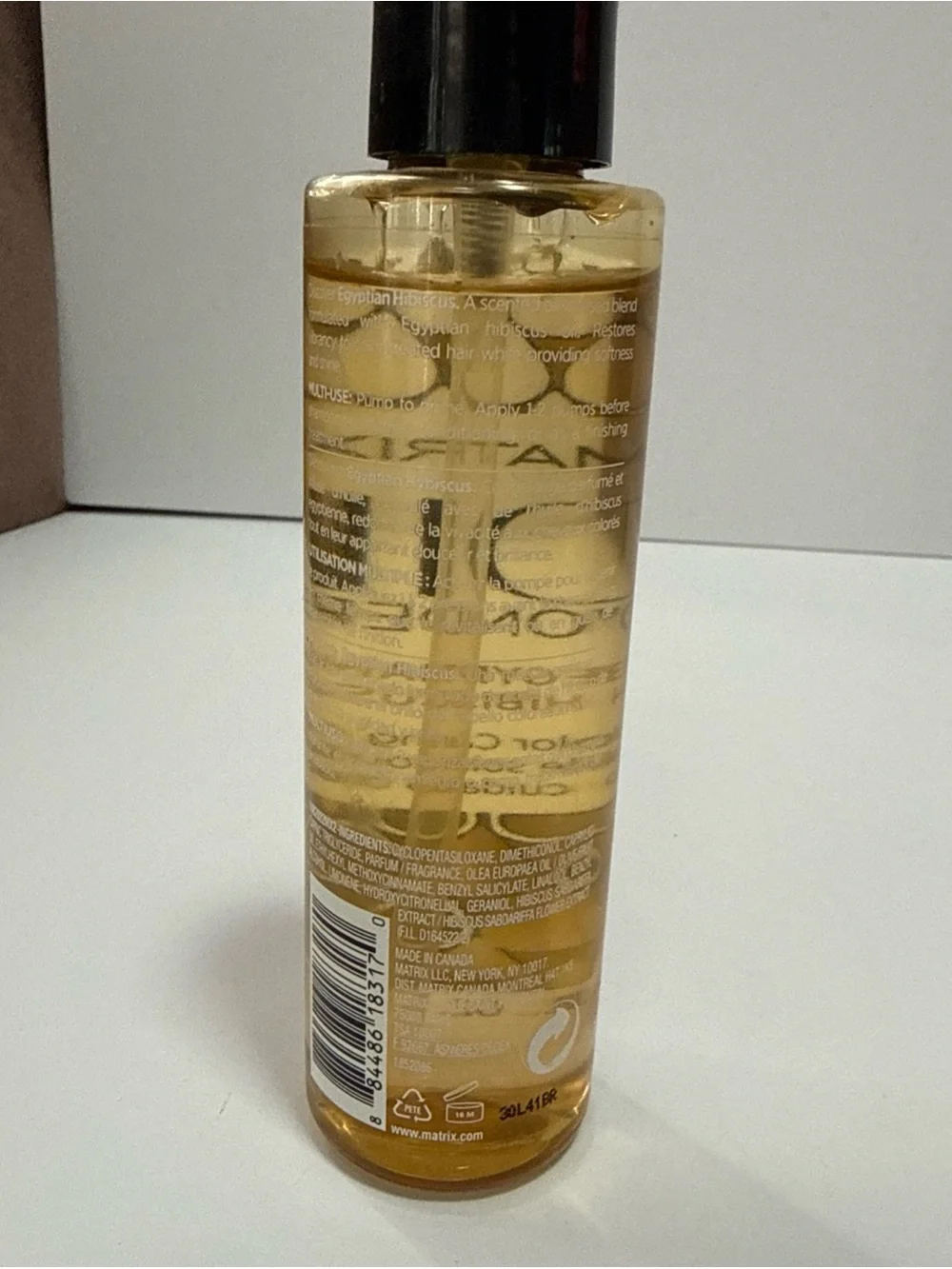 Matix Oil Wonders Egyptian Hibiscus Color Caring Oil - Gold discontinued